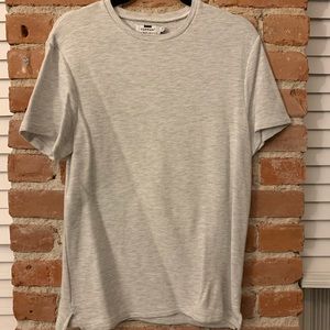 Topman Light Gray Textured T-shirt
